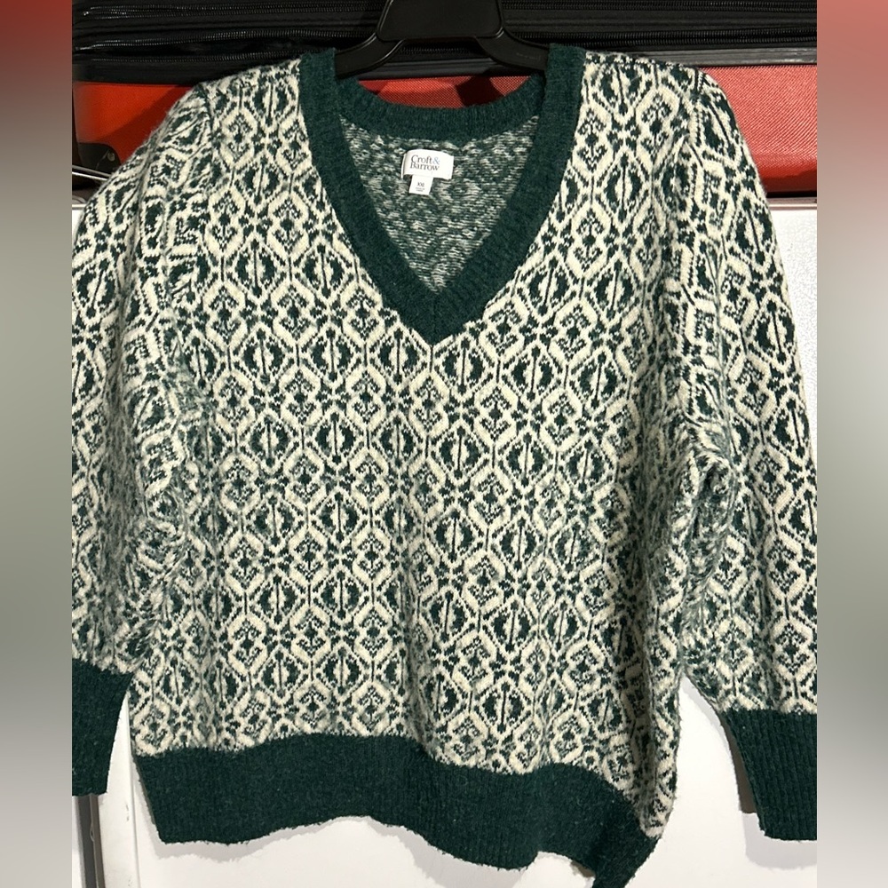 Croft & Barrow® jacquard sweater Women’s size XXL.